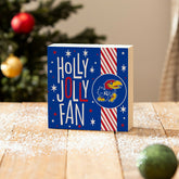University of Kansas Block, Holiday, 6x6 - Collegiate Home
