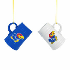 University of Kansas Ceramic Mini Stein, 3oz, set of 2 - Collegiate Home