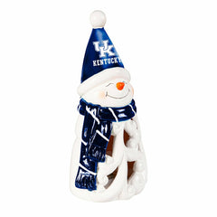 University of Kentucky Snowman LED Statuary, 8" - Collegiate Home
