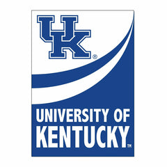 University of Kentucky Burlap Flag House Size - Collegiate Home