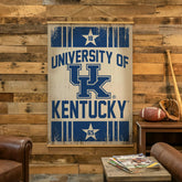 University of Kentucky, Canvas Wall Tapestry, Large, 54x36 - Collegiate Home