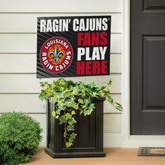 Louisiana at Lafayette University Coroplast Yard Sign "Fans Play Here" - Collegiate Home