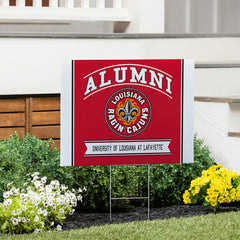 Louisiana at Lafayette University Coroplast Yard Sign Alumni - Collegiate Home