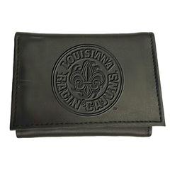 University of Louisiana at Lafayette, Tri-Fold Wallet, Black - Collegiate Home
