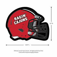 LED Wall Decor, Helmet, University of Louisiana-Lafayette - Collegiate Home