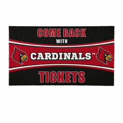 28" x 16" PVC Trapper Mat, Come Back with Tickets, University of Louis - Collegiate