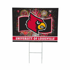 University of Louisville Yard Sign, Patriotic - Collegiate Home