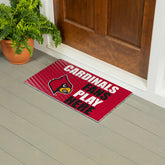 University of Louisville Fan Mat, 28"x16" - Collegiate