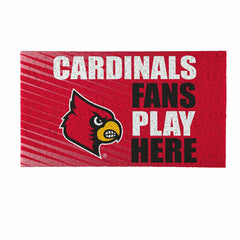 University of Louisville Fan Mat, 28"x16" - Collegiate