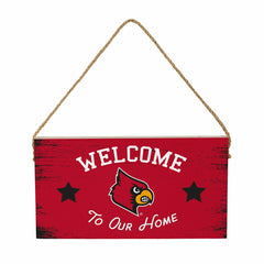 University of Louisville Wood Wall Sign, 6x11 - Collegiate Home