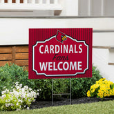 University of Louisville Coroplast Yard Sign, "Fans Welcome" - Collegiate Home
