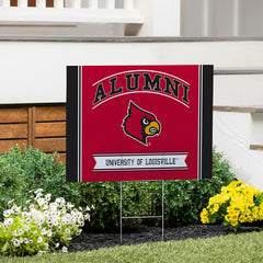 University of Louisville Coroplast Yard Sign Alumni - Collegiate Home