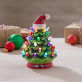 University of Louisville 8" LED Ceramic Christmas Tree - Collegiate Home