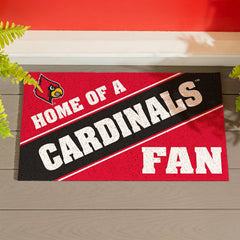University of Louisville, PVC Mat COLOR, Home of a Fan - Collegiate