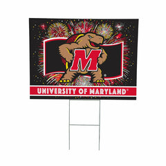 University of Maryland Yard Sign, Patriotic - Collegiate Home