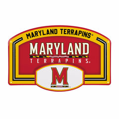 University of Maryland USA Embossed Steel Wall Sign, 11" x 17" - Collegiate Home