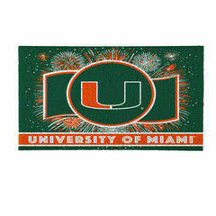 University of Miami Yard Sign, Patriotic - Collegiate Home