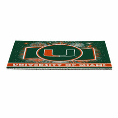 University of Miami Yard Sign, Patriotic - Collegiate Home