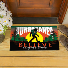 University of Miami Bigfoot PVC Mat, 28"x16" - Collegiate