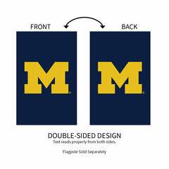 Applique Flag, Reg, University Of Michigan - Collegiate Home