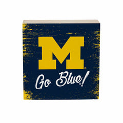 University Of Michigan Plock, Down Home Fans, 6x6 - Collegiate Home