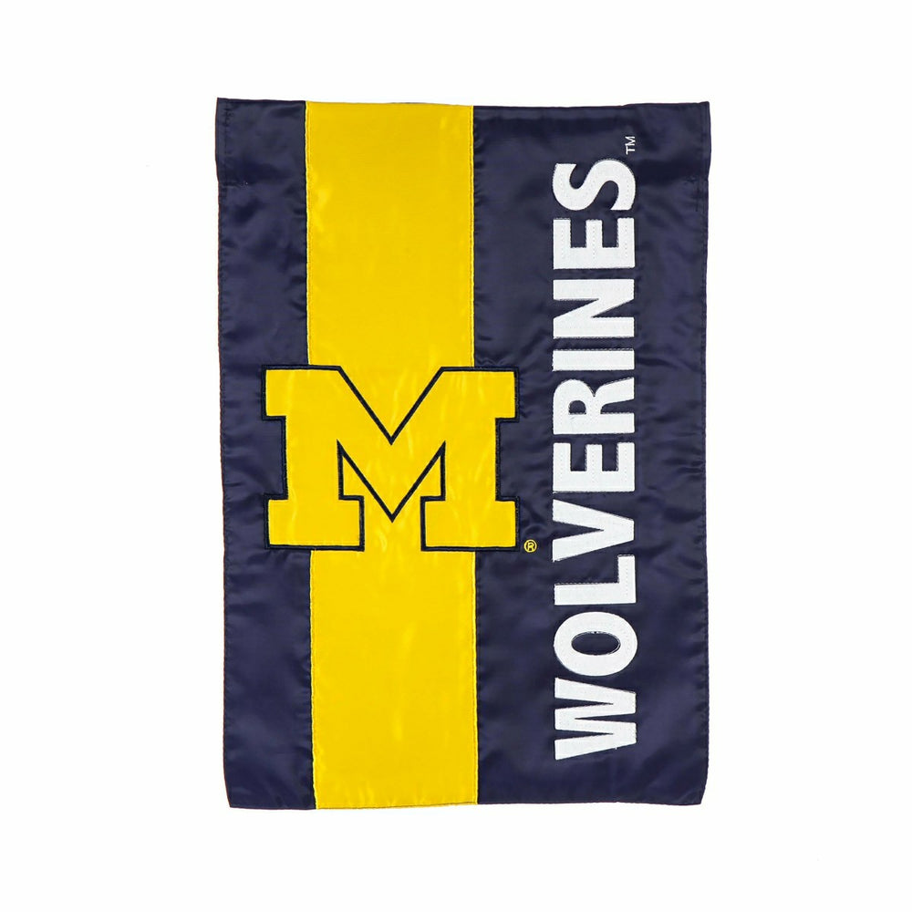 University Of Michigan Embellished Garden Flag - Collegiate Home