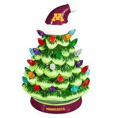 University of Minnesota 8" LED Ceramic Christmas Tree - Collegiate Home