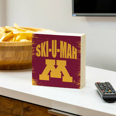 University of Minnesota Plock, Down Home Fans, 6x6 - Collegiate Home
