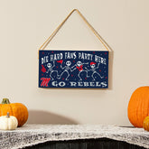 University of Mississippi Halloween Wood Wall Sign, 6x11 - Collegiate Home