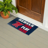University of Mississippi Fan Mat, 28"x16" - Collegiate