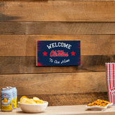 University of Mississippi Wood Wall Sign, 6x11 - Collegiate Home
