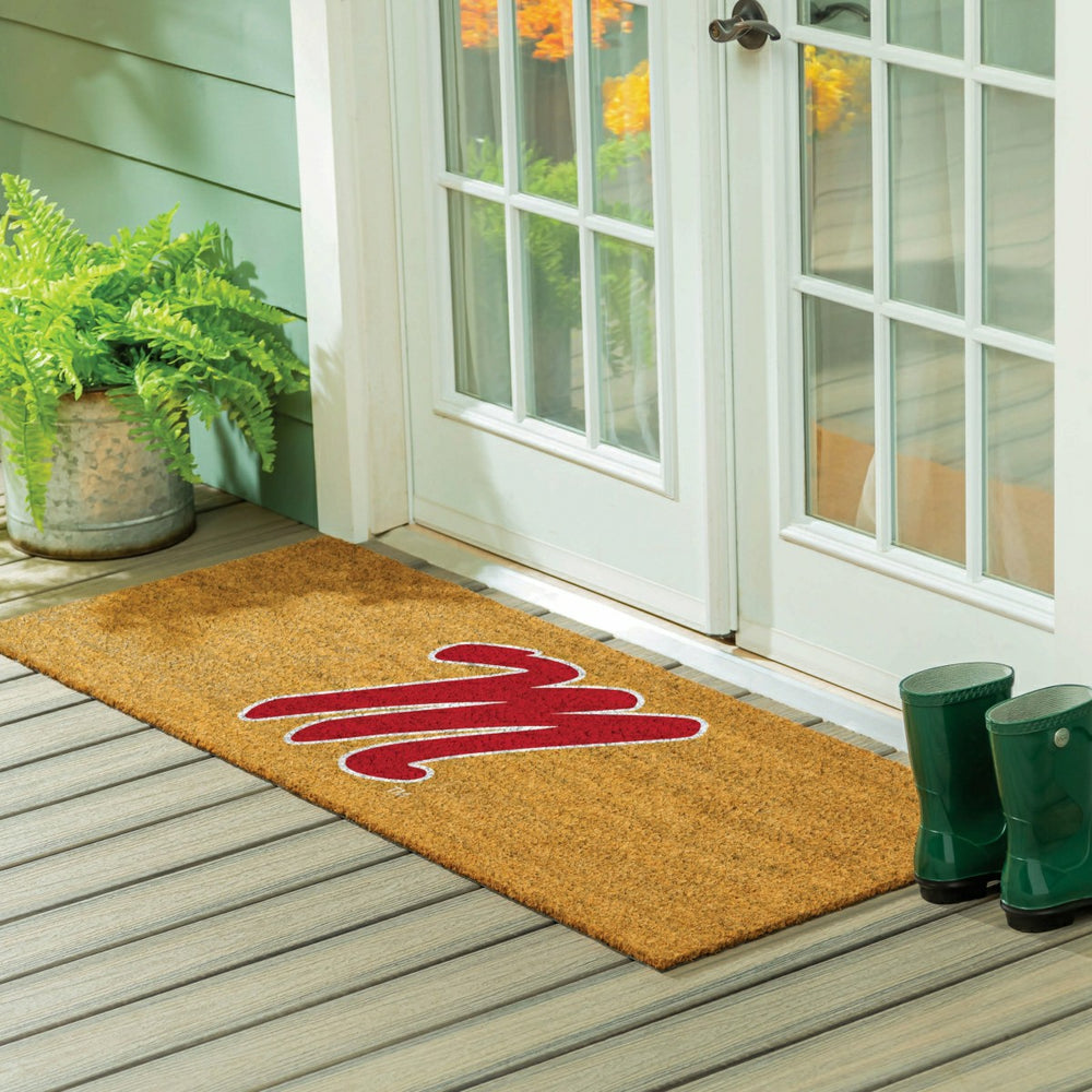 University of Mississippi Extra Large Full Color Coir Mat, 60"x24" - Collegiate