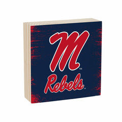 University of Mississippi Plock, Down Home Fans, 6x6 - Collegiate Home