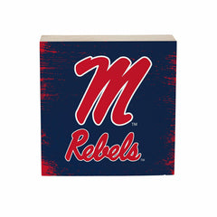 University of Mississippi Plock, Down Home Fans, 6x6 - Collegiate Home