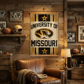 University of Missouri, Canvas Wall Tapestry, Medium, 36x24 - Collegiate Home