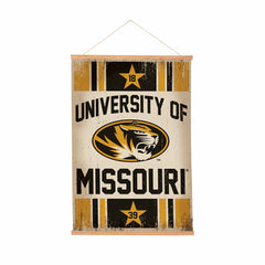 University of Missouri, Canvas Wall Tapestry, Medium, 36x24 - Collegiate Home