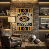 University of Missouri, Canvas Wall Tapestry, Large, 54x36 - Collegiate Home