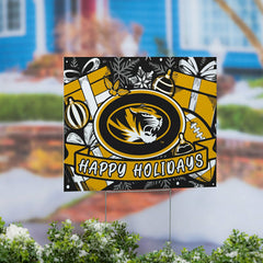University of Missouri Yard Sign, Holiday - Collegiate Home