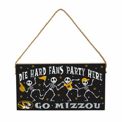 University of Missouri Halloween Wood Wall Sign, 6x11 - Collegiate Home