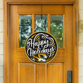 University of Missouri Holiday Round Door Décor with Hanging Rope, 18x - Collegiate Home