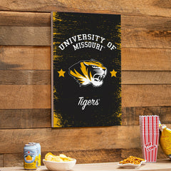 University of Missouri Wood Wall Sign, 16x24 - Collegiate Home