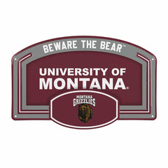 University of Montana USA Embossed Steel Wall Sign, 11" x 17" - Collegiate Home