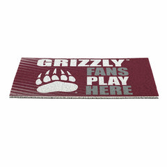 University of Montana Fan Mat, 28"x16" - Collegiate