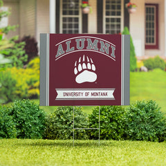 University of Montana Coroplast Yard Sign Alumni - Collegiate Home