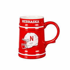 University of Nebraska Ceramic Stein Cup, 24oz - Collegiate Home
