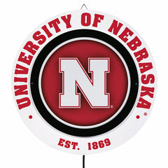 University of Nebraska, Metal Lite, Round - Collegiate