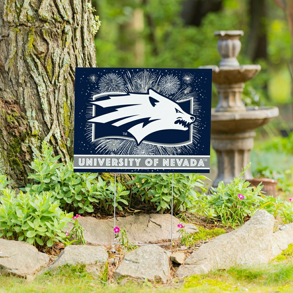 University of Nevada Yard Sign, Patriotic - Collegiate Home