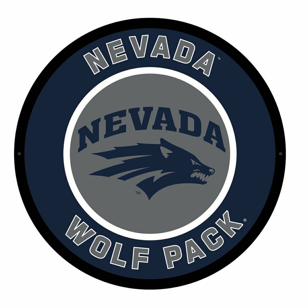 LED Wall Decor, Round, University of Nevada - Collegiate Home
