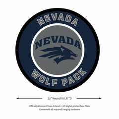 LED Wall Decor, Round, University of Nevada - Collegiate Home