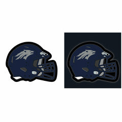 LED Wall Decor, Helmet, University of Nevada - Collegiate Home